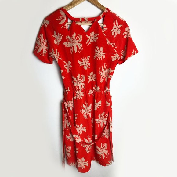 NWT! Viva Vena Chamberlan Dress - Orchid Print - Picture 3 of 6